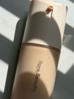 True to Myself Natural Matte Foundation 7 Light Warm Golden Used twice for swatc